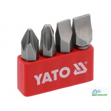 YATO Set 4 capete de insurubare, profil plat si PH